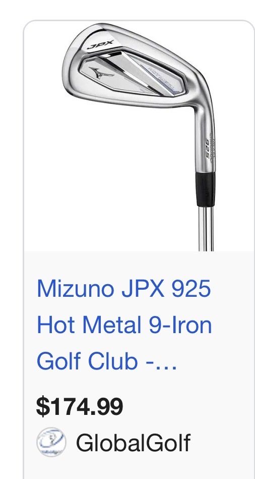 Mizuno JPX 925 Hot Metal 9-Iron Golf Club