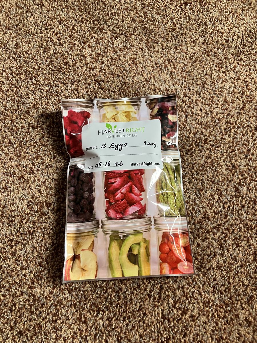 Local Freeze-Dried Eggs