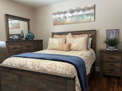 New Queen Bed Set (Brown)