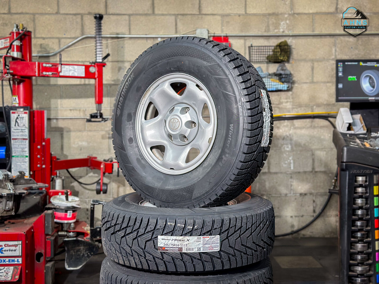 Toyota Snow Package | 245 75 16 Hankook iPike | Studding Available | 16" Wheel Package | Winter Tires | 245/75r16 | Tacoma