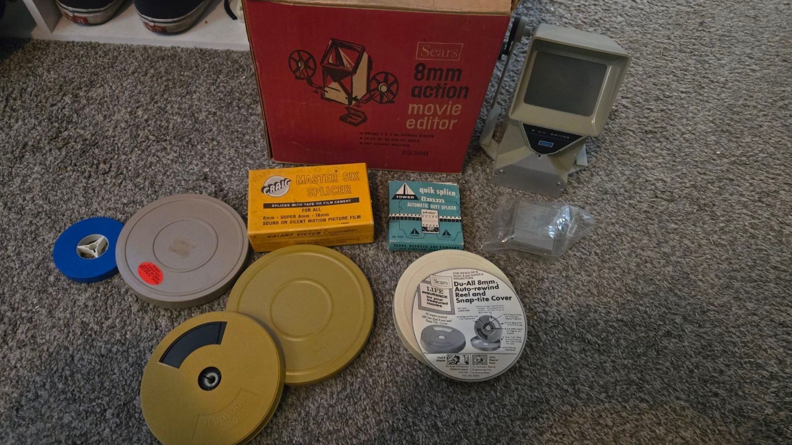 Sears 8mm action movie editor