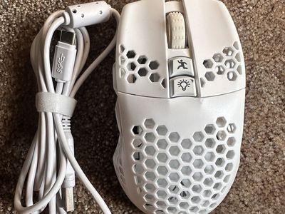 SOLAKAKA SM600 Wireless Tri-Mode Honeycomb Gaming Mouse White with USB Cable