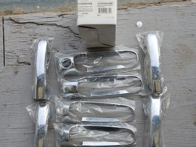 Universal 4-Door Chrome Door Handle Covers
