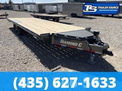 8.5x24 Diamond C DEC 208 Deckover Equipment Trailer - 18K GVWR -