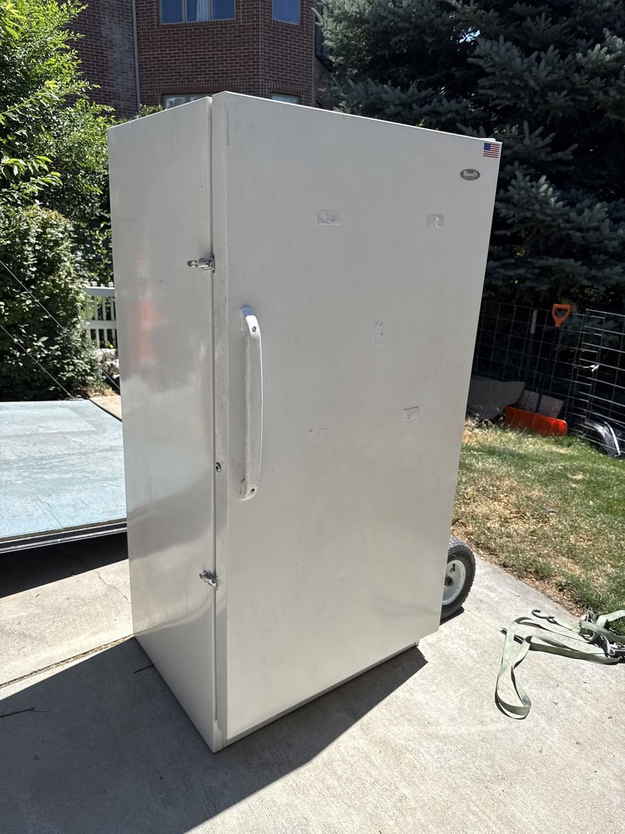 Woods Frost Free Upright Freezer - Compressor Out, Ideal for Cold Plunge