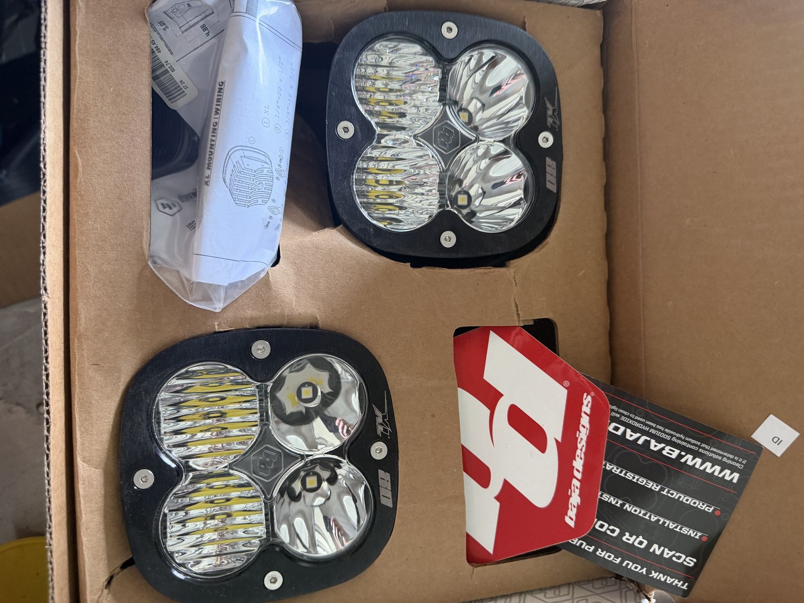 New! Baja Designs XL Pro LED Auxiliary Light Pods Pair