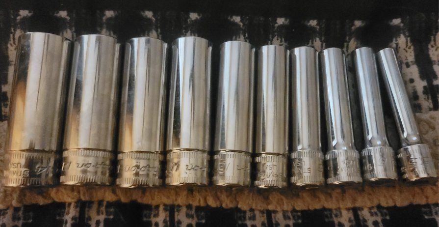 Snap On 1/4" Drive 14MM 6PT Deep Chrome Socket