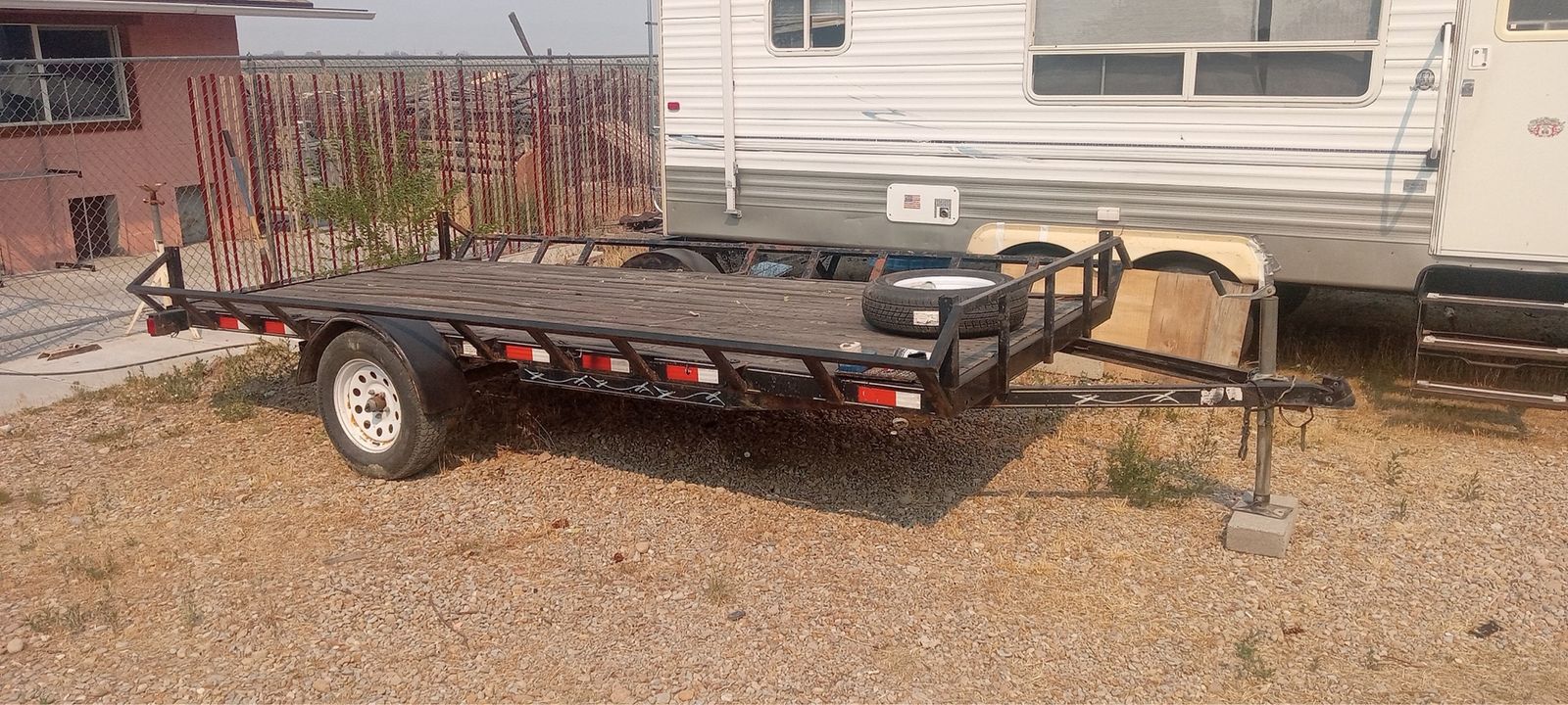 Big Tex 14 ft Utility Trailer - Side/Rear Load with Ramps