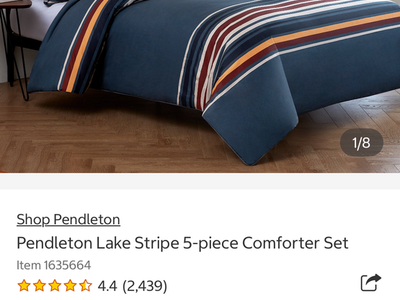 Pendleton Lake Stripe 5-piece Comforter Set