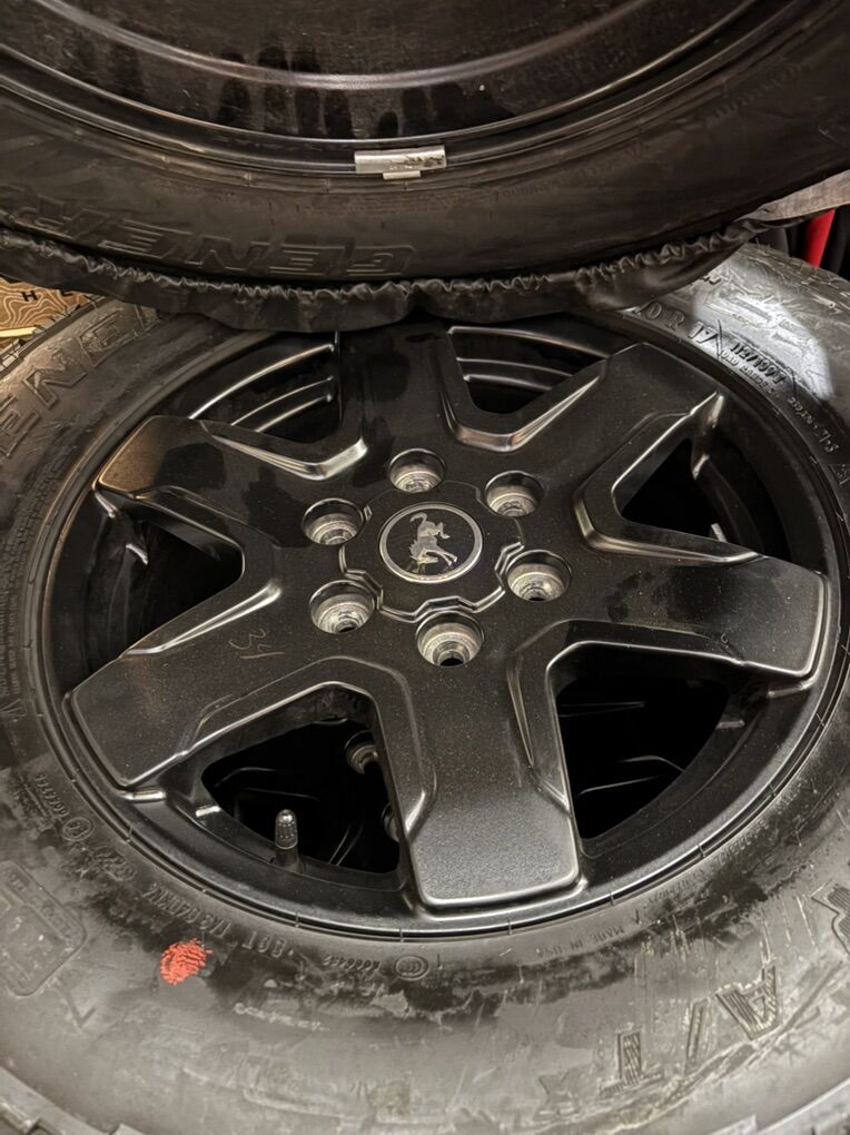 17 Ford Bronco Wheels W/Tires