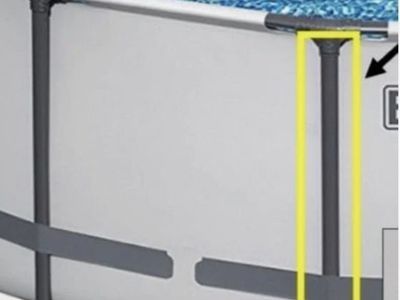 Replacement Vertical Pole Leg for Bestway Steel Pro Max Pool 2022-25 18ft x 48”