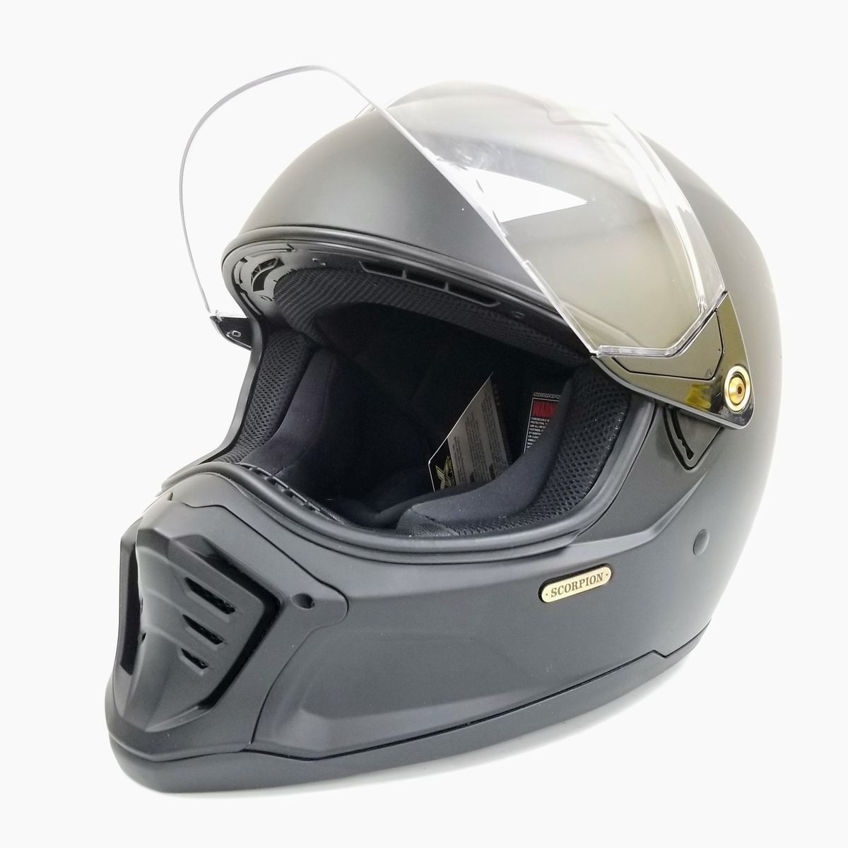 Scorpion EXO-HX1 Helmet LARGE - Matte Black (75-1800L-L-R4-S4)