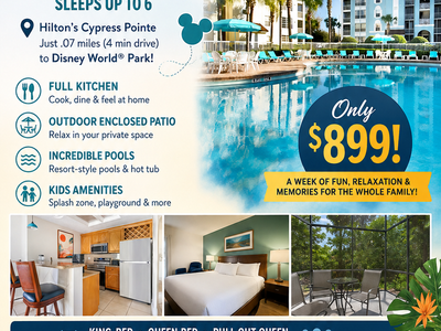 Orlando, Florida 1 week, sleeps 6
