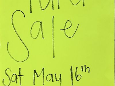 Yard Sale - Sat May 16th, 9am-1pm - 201 S 350 E NSL