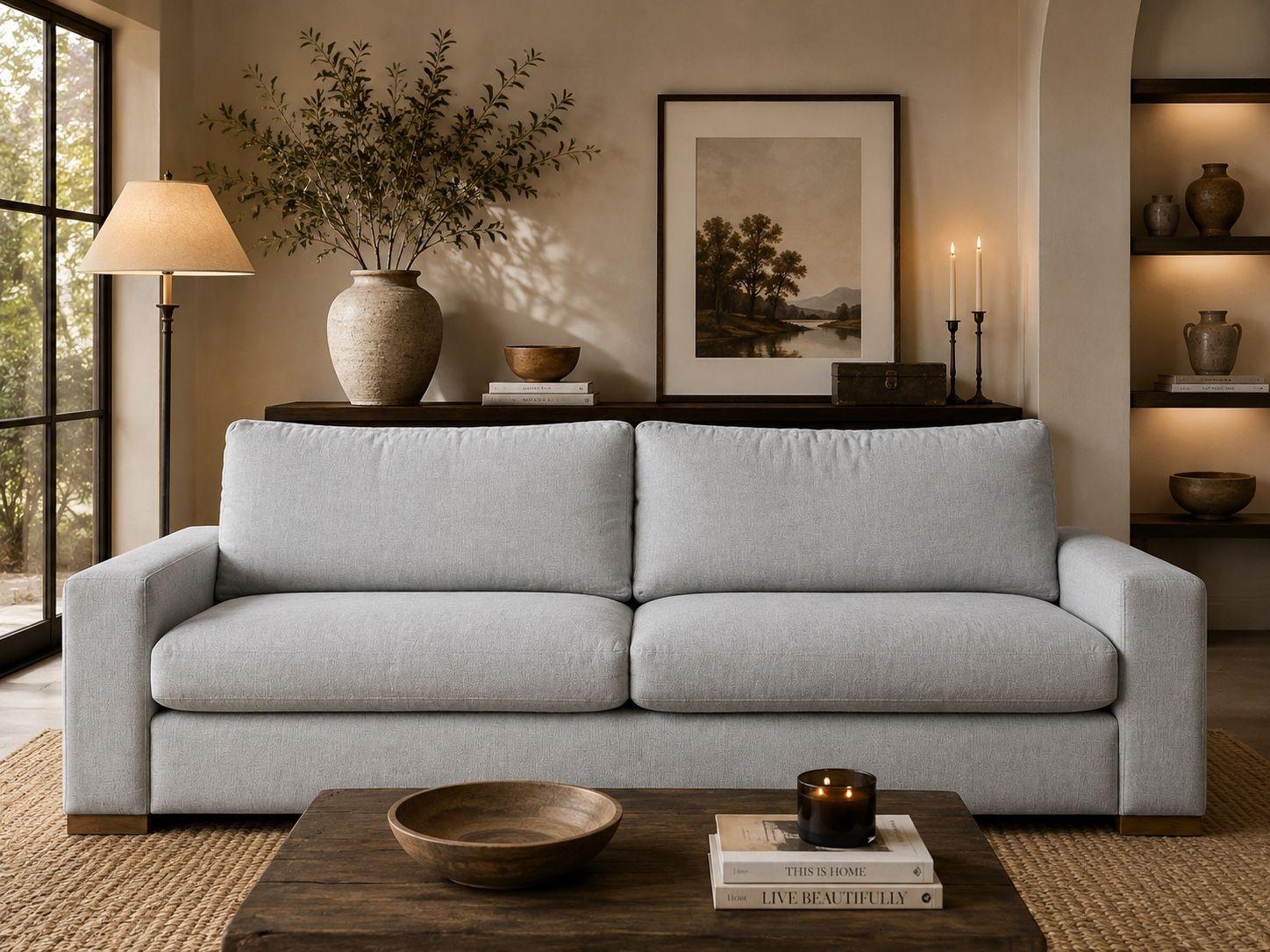Authentic Restoration Hardware Sofa
