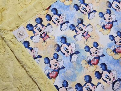 Mickey Mouse Minky Blanket