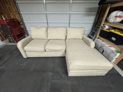 Light brown/ Tan Colored Sectional