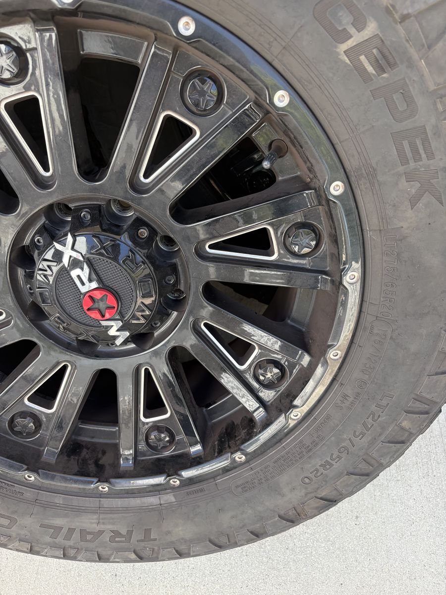Worx 20 inch rims and Dick Cepek AT Tires
