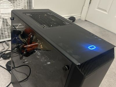 Custom Desktop PC Tower with Glass Side Panel and MSI Components