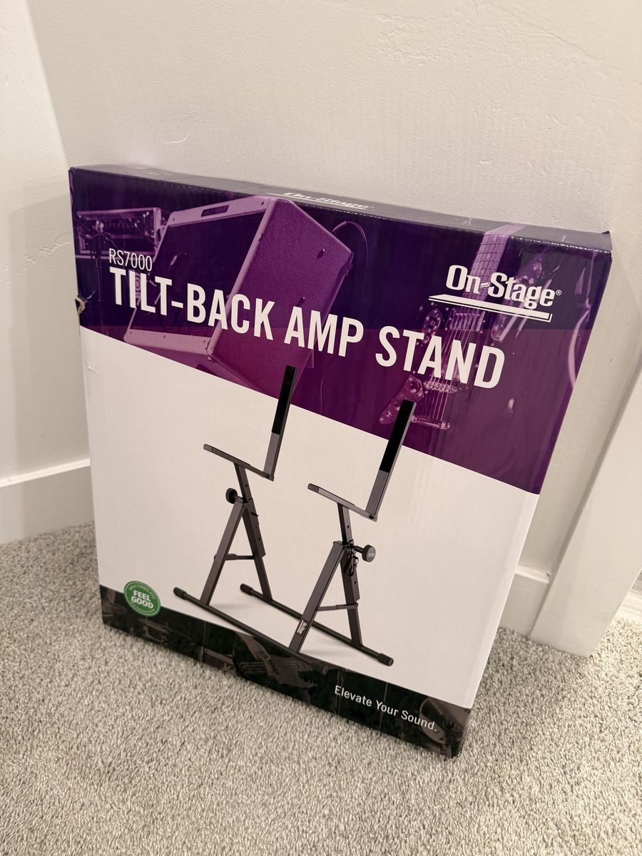 On-Stage RS7000 Tilt-Back Amp Stand - Elevate Your Sound