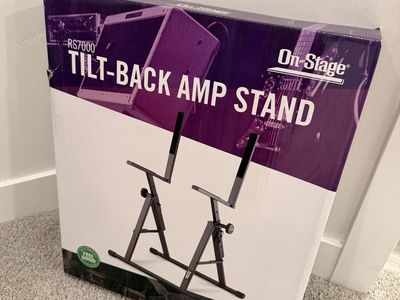 On-Stage RS7000 Tilt-Back Amp Stand - Elevate Your Sound