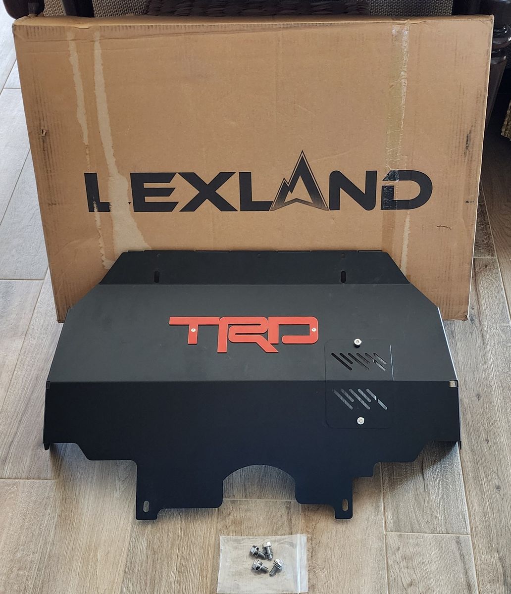 Toyota Tacoma Skid Plate with TRD Letter Style, Underbody Protection Plate Model Years 2024+ Gen4