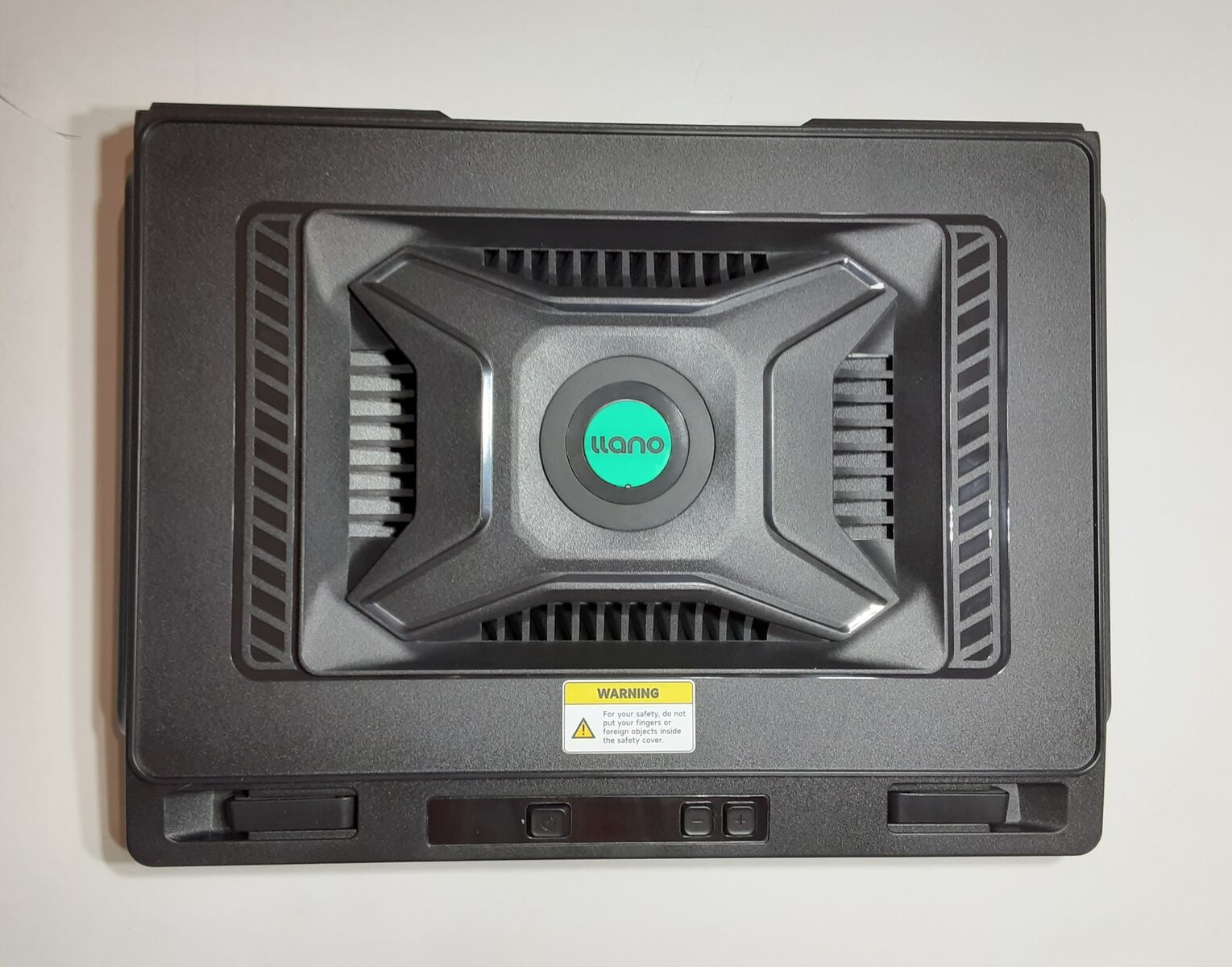 llano V10-SE Gaming Laptop Cooling Pad with 3500 RPM 4.72 inch Turbofan and Adjustable Variable Speed for Rapid Cooling