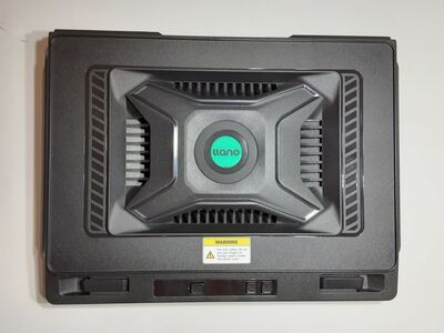 llano V10-SE Gaming Laptop Cooling Pad with 3500 RPM 4.72 inch Turbofan and Adjustable Variable Speed for Rapid Cooling