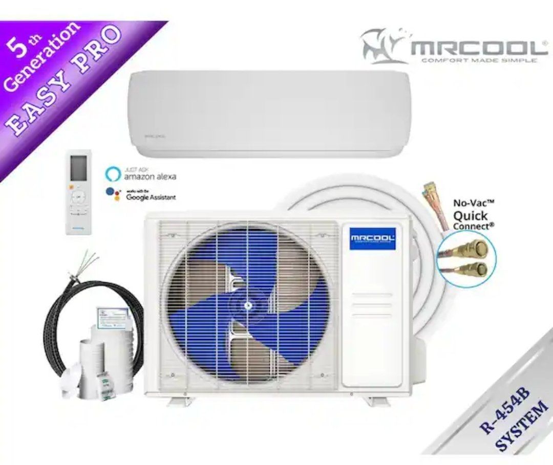 MRCOOL 5th Gen Easy Pro Mini Split Heat Pump System with Remote & Quick Connect