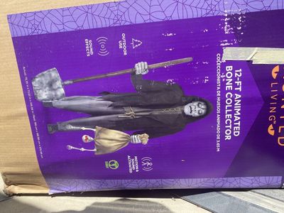 Haunted Living 12-ft Animated Bone Collector Halloween Animatronic Prop
