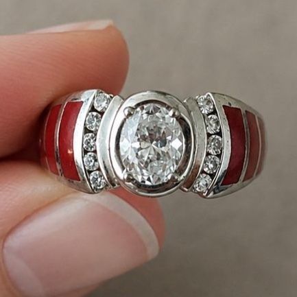 Vintage Sterling Silver Statement Ring