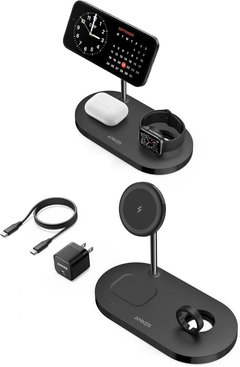Anker Wireless Charging Station & 20W Charger (3 in 1)