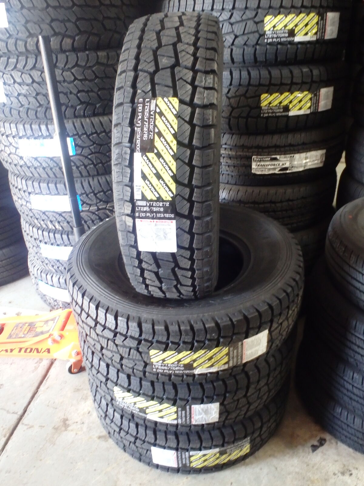 265/75R16 VANTAGE ALL TERRAIN SET OF NEW TIRES