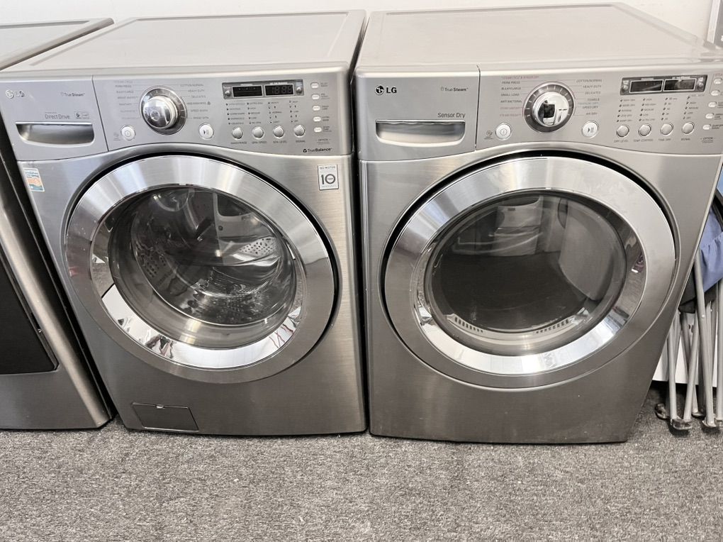 LG Stainless Washer And Dryer Set