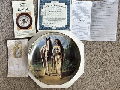 20 Bradford Exchange Collector Plates w/ COAs & Cases