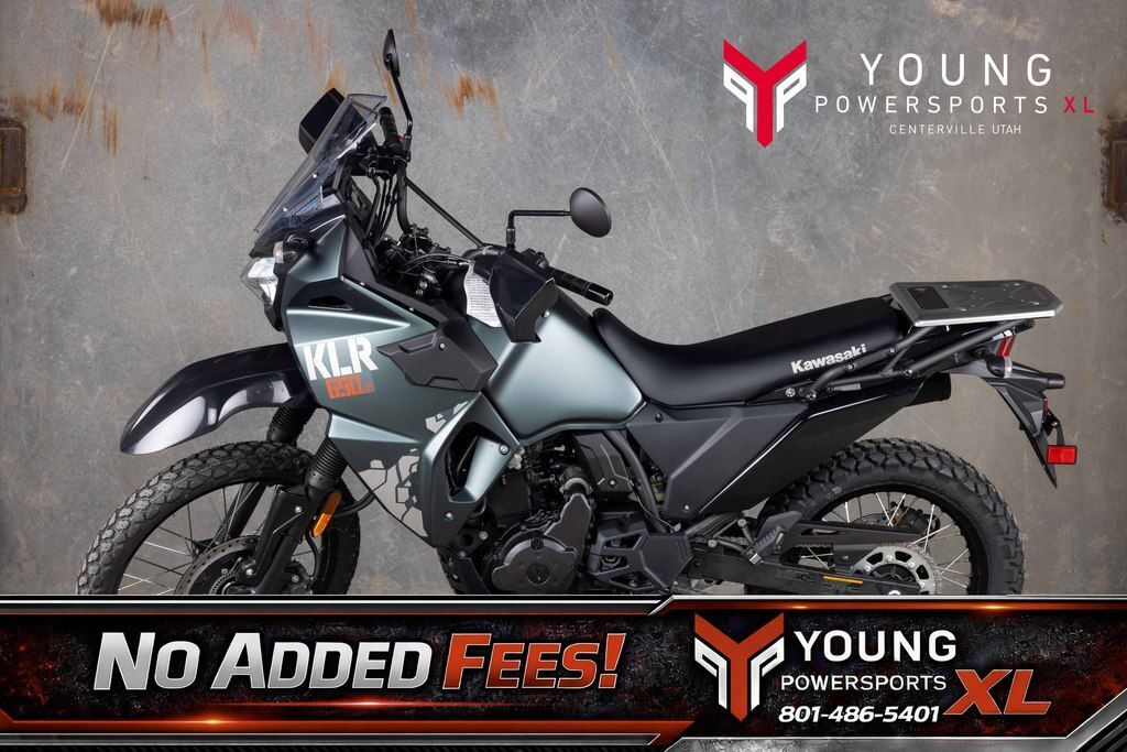 2025 Kawasaki KLR®650 S Metallic Matte Old School Green ABS