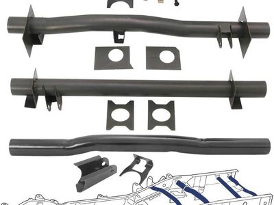 1999-2006 Chevy Silverado, GMC Sierra Front/Rear Fuel Tank, Upper Shock Mount Crossmember, Rear Spare Tire Support Kit