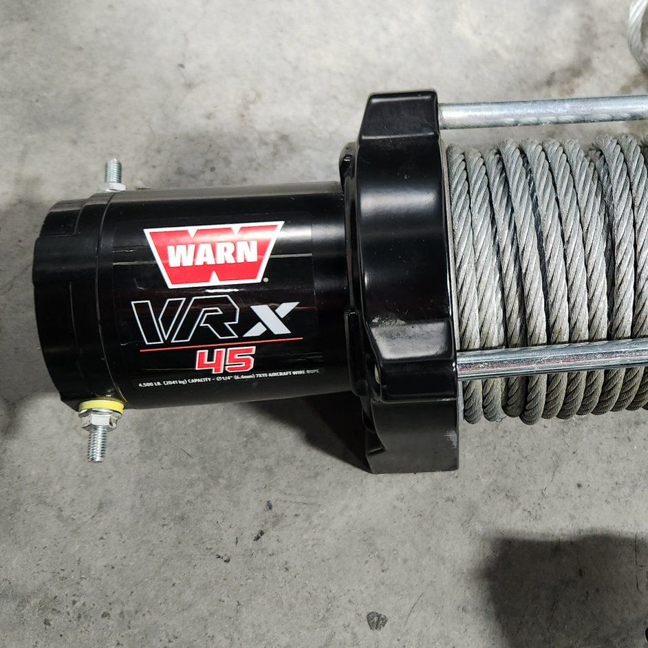New Warn Winch VRX4500
