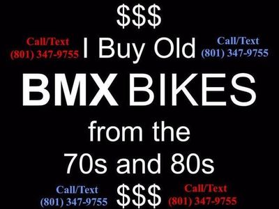 I buy old BMX bikes! Cash!