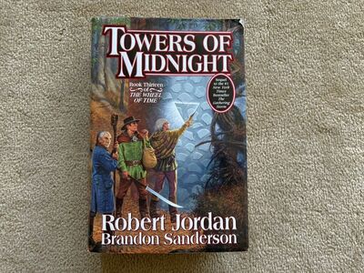 SIGNED Towers of Midnight, by Robert Jordan and Brandon Sanderson (hardcover, large)
