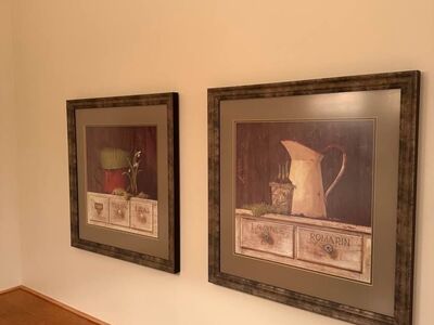 Elegant Framed Wall Art – Coordinated Set of 3 – Traditional Décor