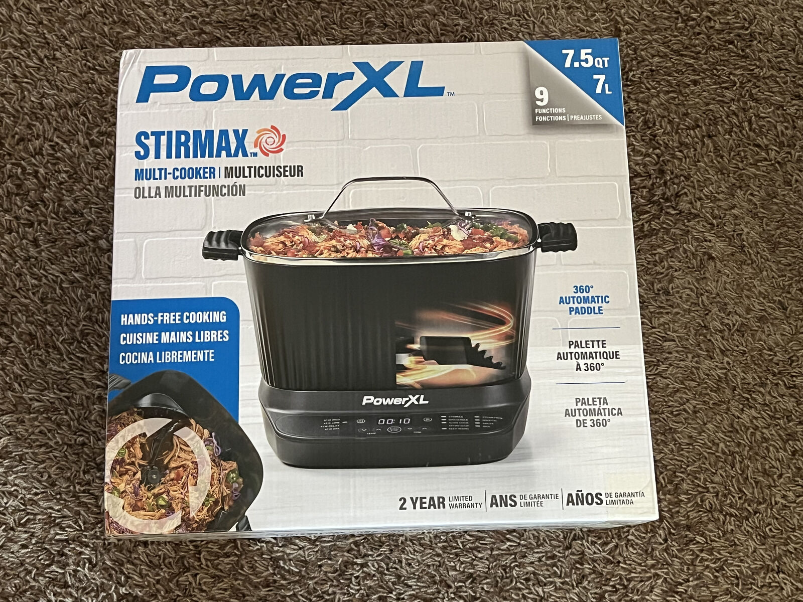 NEW: Power XL Stirmax 7.5Qt Multi-Cooker