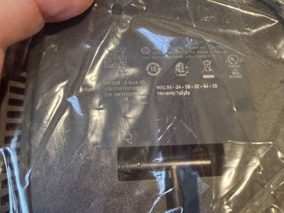 HP USB-C Dock G5 Docking Station 5TW10AA Tested / Open Box