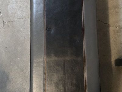Fitness Gear Flat Weight Bench Black and Grey Gym Equipment