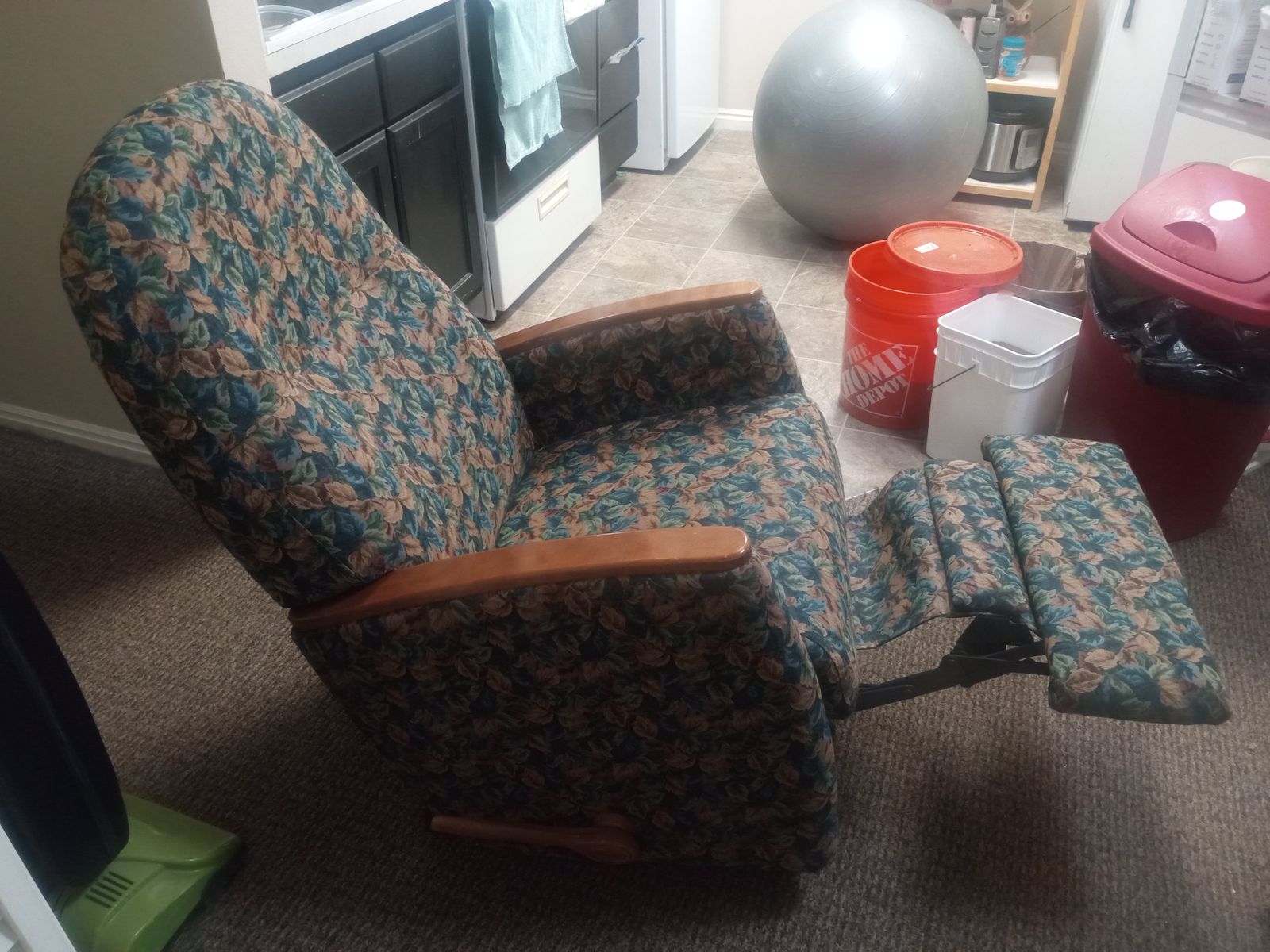 Beautiful floral recliner