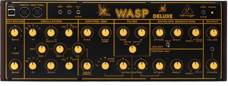 Behringer Wasp Deluxe Analog Synthesizer, New in Box