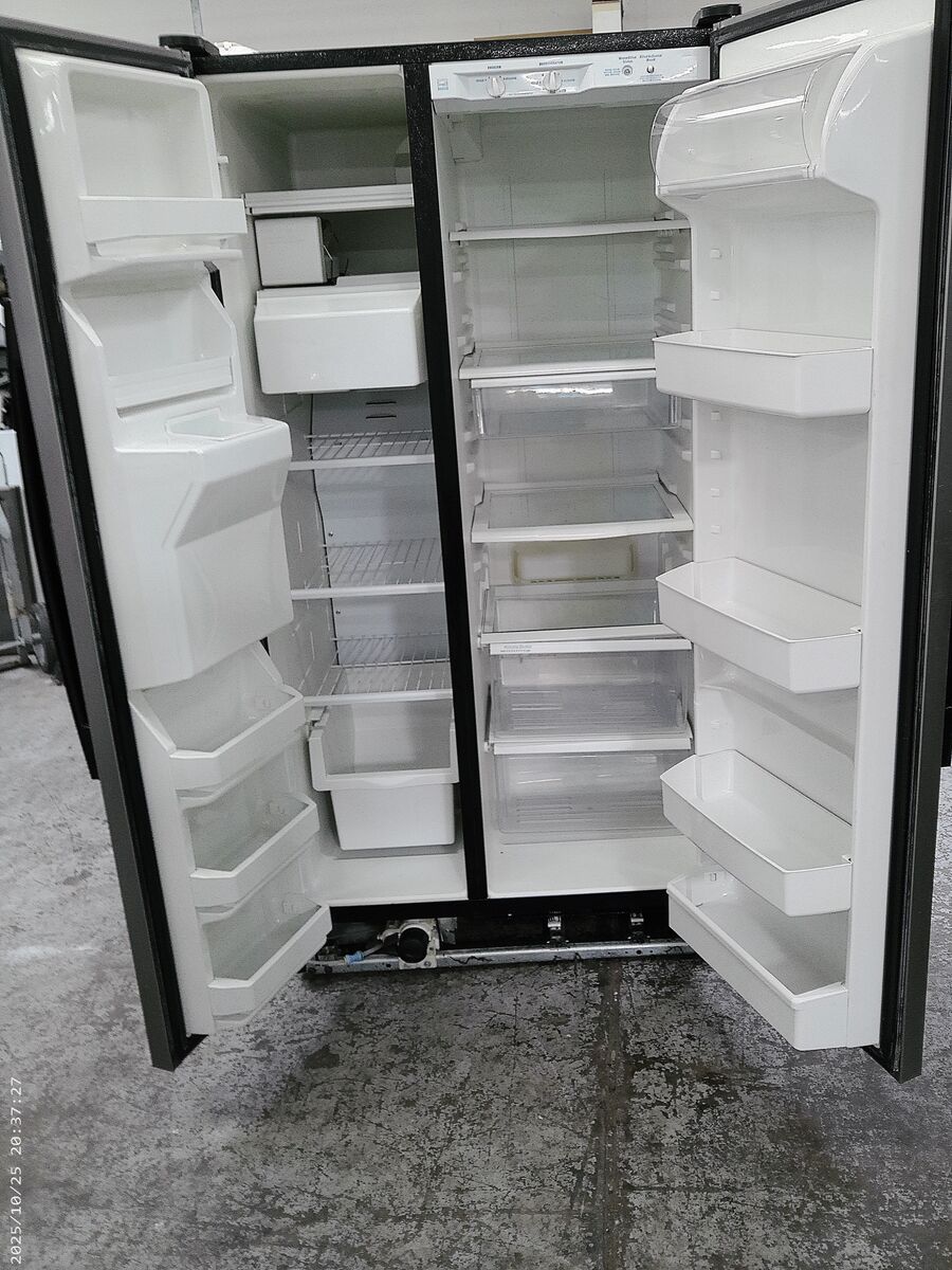 25 cf Side by Side~90 Day Guarantee~Water and Ice