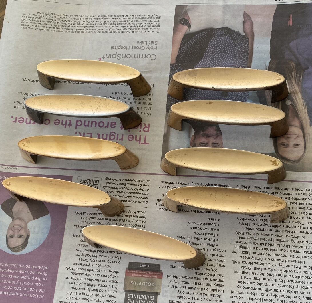 MCM Concave Oval Copper PullS- 3 Center Copper