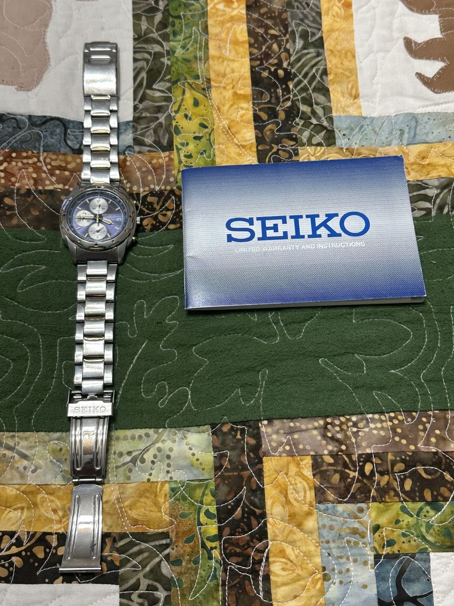 Seiko Chronograph Water Resist 100M Watch (Men's