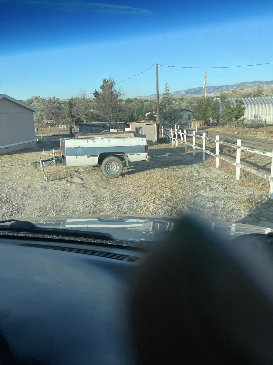 Truck bed trailer
